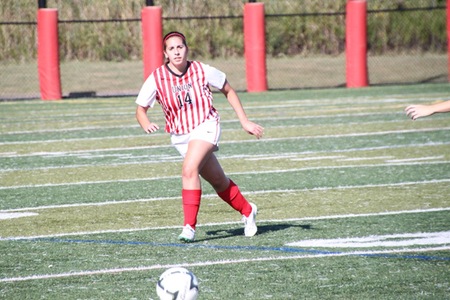 Women's Soccer moves to 9-0-1 as they triumph over Ocean County.