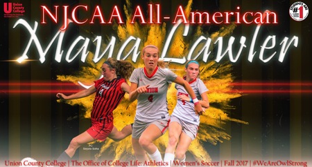 Maya Lawler Named NJCAA All-American; 1st in Program’s History