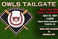 Join Us at Shane Walsh Baseball Field for Owls Tailgate!